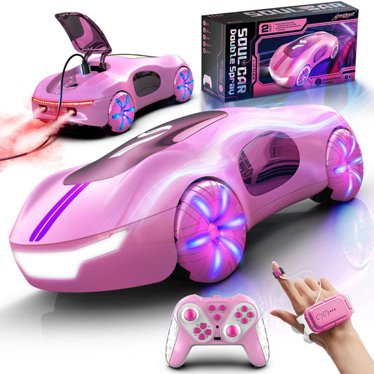 Aeroquest gesture-sensing remote car enables intuitive gesture control for engaging play.