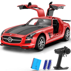 AEROQUEST Mercedes-AMG GT RC car front view with authentic gullwing styling