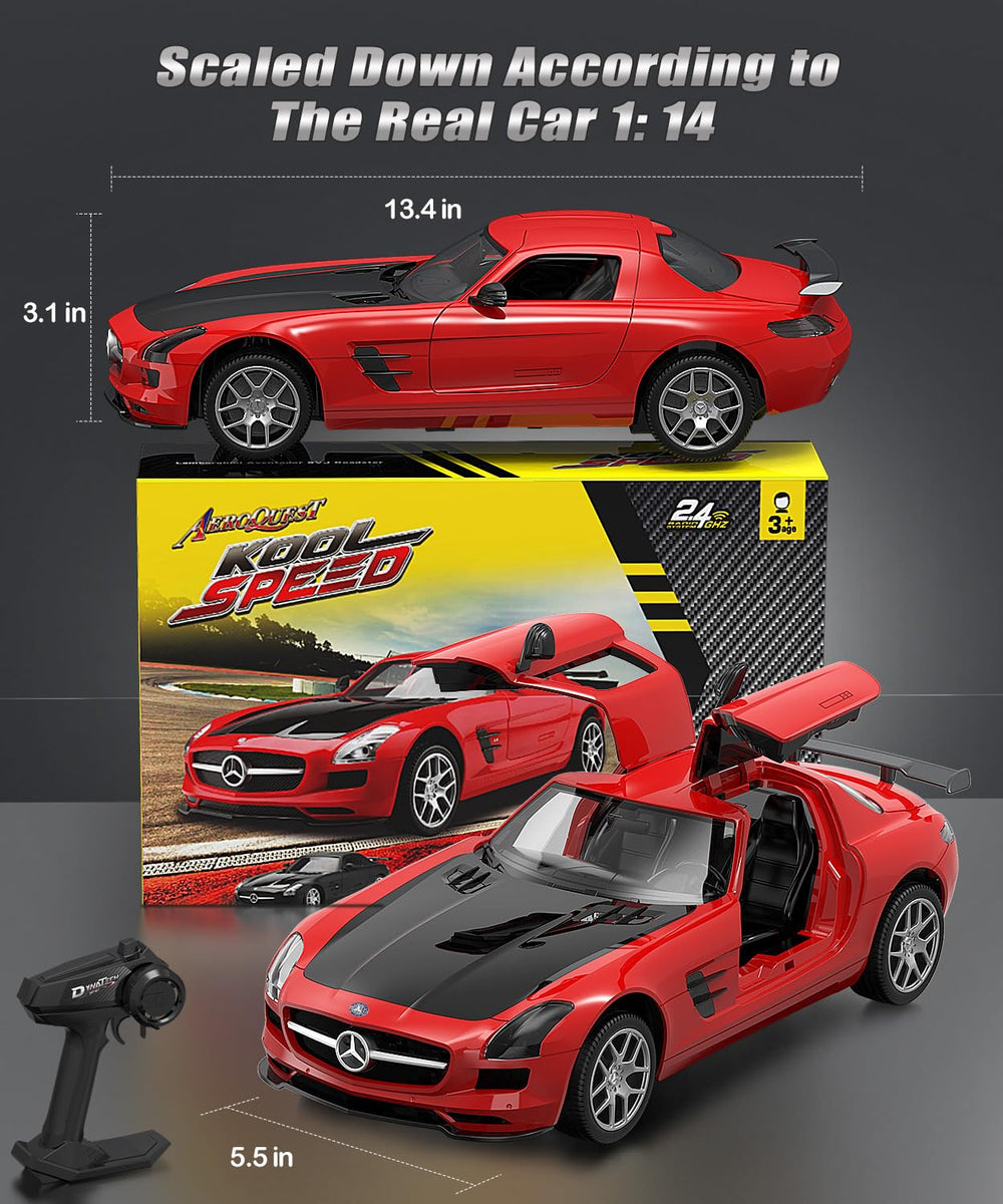 AEROQUEST Mercedes-AMG GT RC car in premium gift box