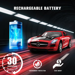 AEROQUEST Mercedes-AMG GT RC car interior detail and gullwing door realism