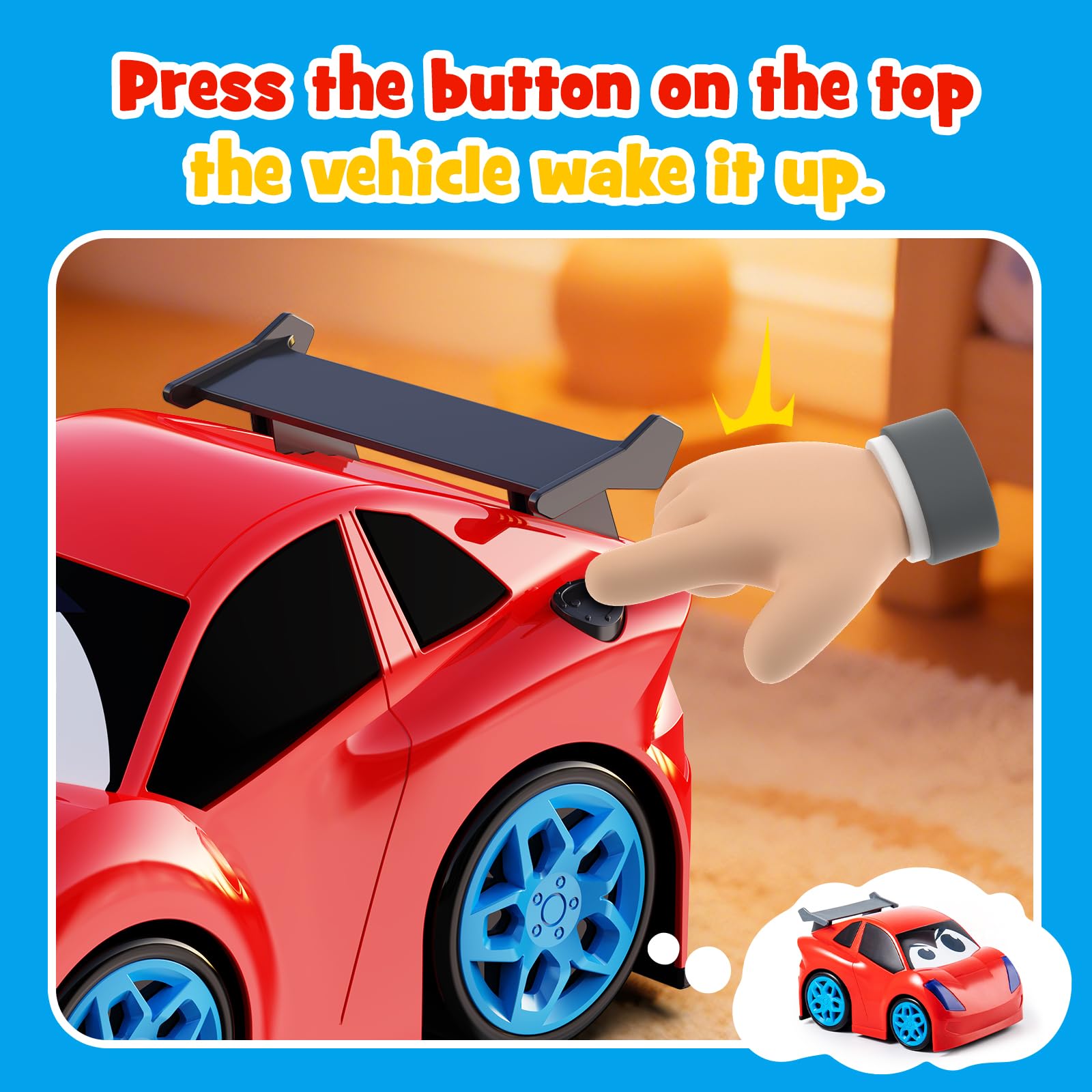 AEROQUEST RC car encourages imaginative and cooperative play between parent and child.