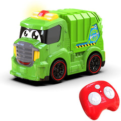 AEROQUEST remote control garbage truck with lights enhances interactive play