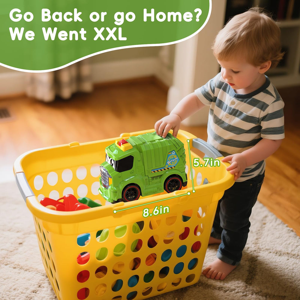 AEROQUEST RC trash truck buttons and sounds spark immersive pretend play