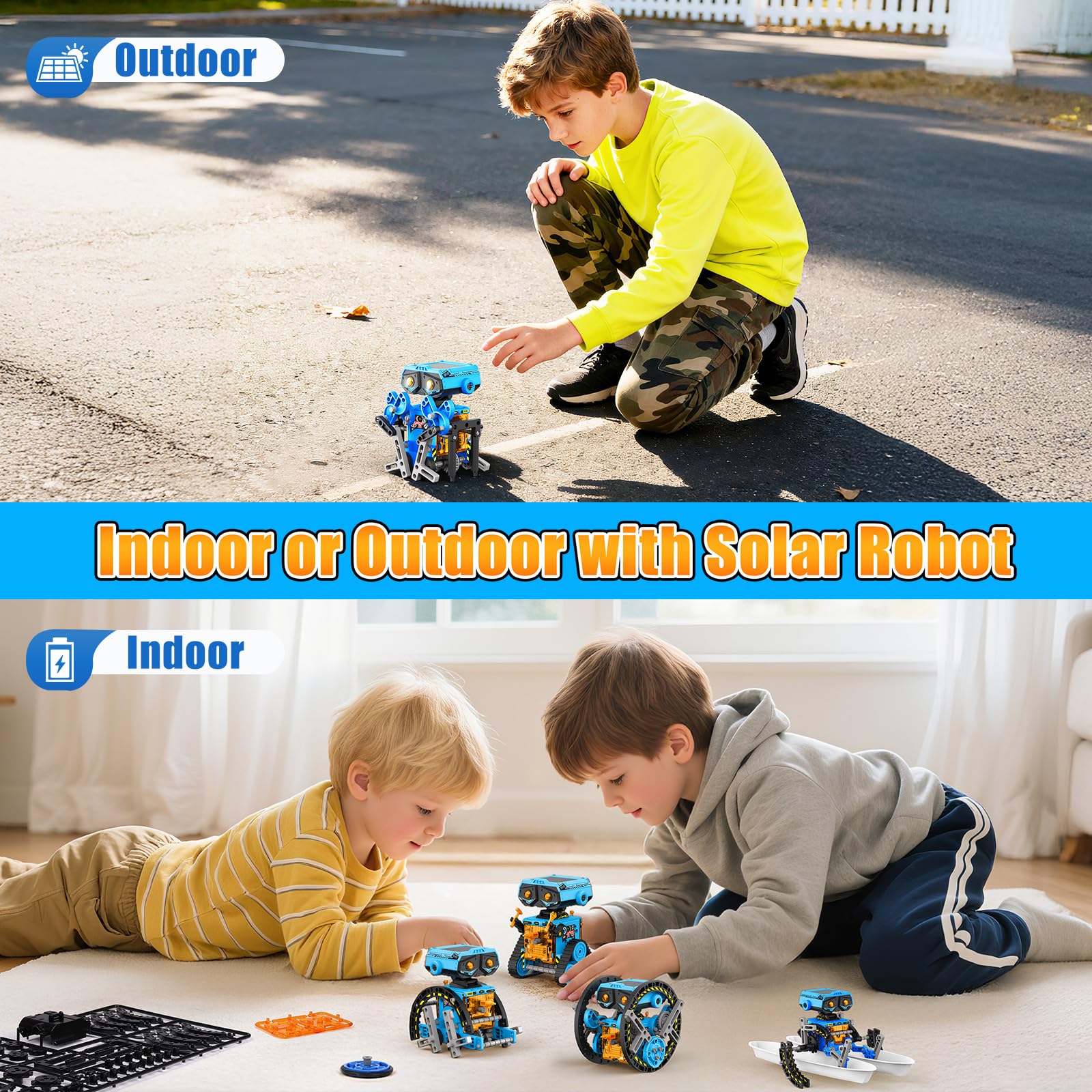 AESGOGO child assembling parts promotes hands-on problem solving and creativity.