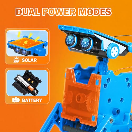 AESGOGO solar-powered robot moves on land and water for renewable energy play.