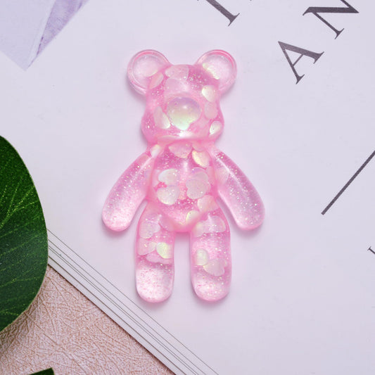 Aesnefe worry bear with uplifting message card for daily reassurance.