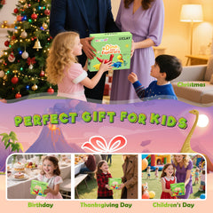 Aestd-ST vibrant packaging and dinosaur designs make a fun gift.