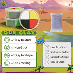 Aestd-ST compartment box separates colors for mess-free crafting sessions.