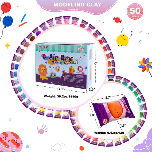 Aestd-ST modeling clay for kids with sculpting tools and tutorials