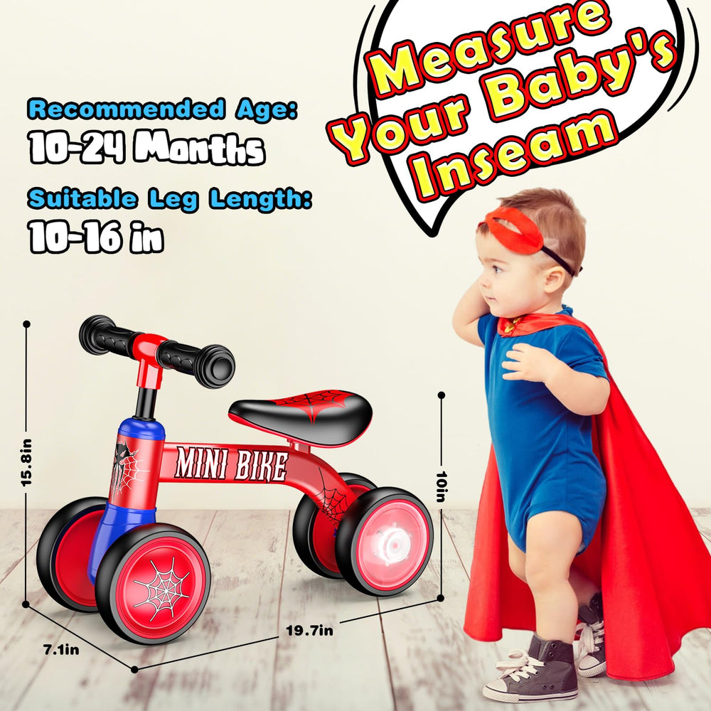 Aetyni balance bike features a 135-degree turning limit to prevent side falls.