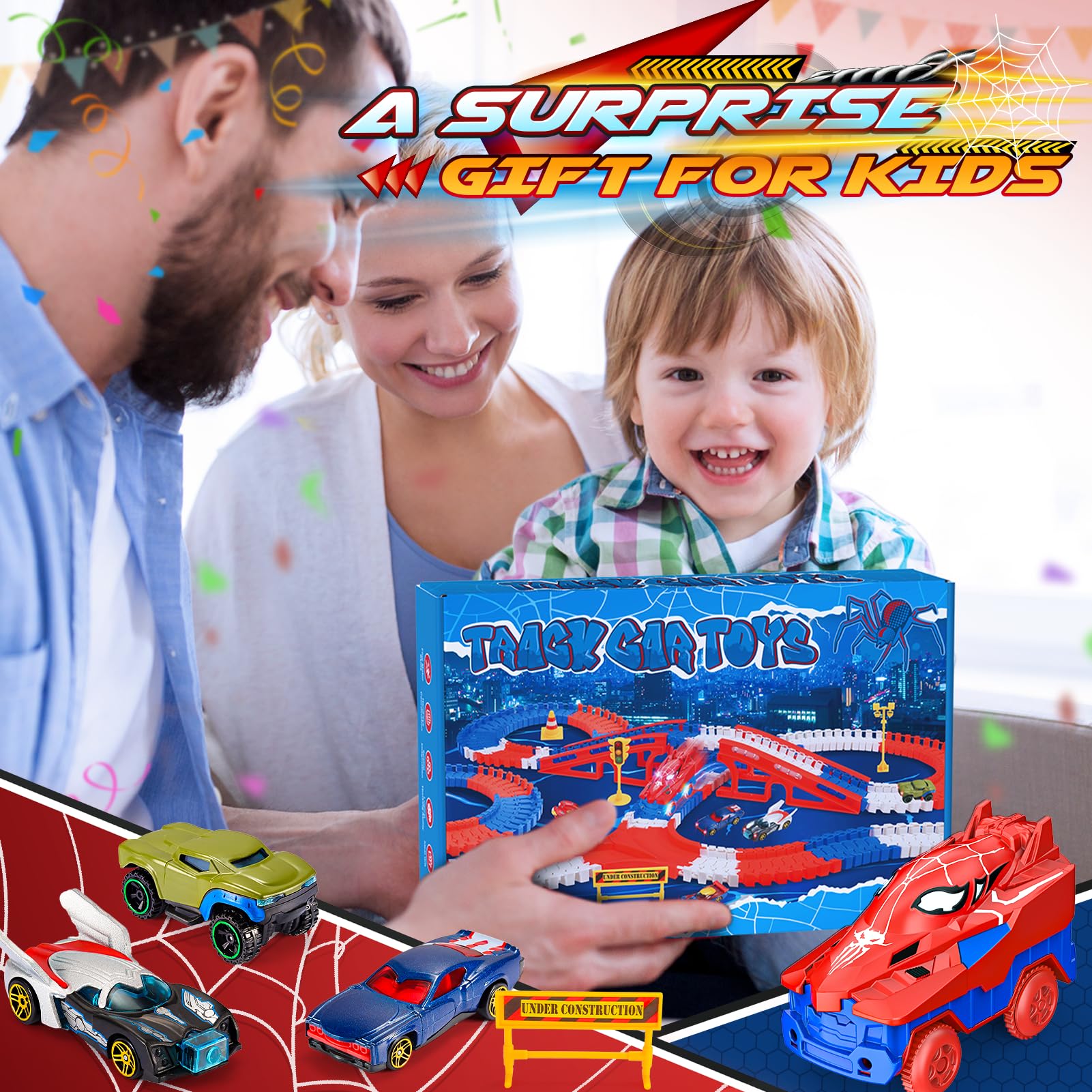 Aetyni Gift Box Spider Toys arrive ready for gifting.