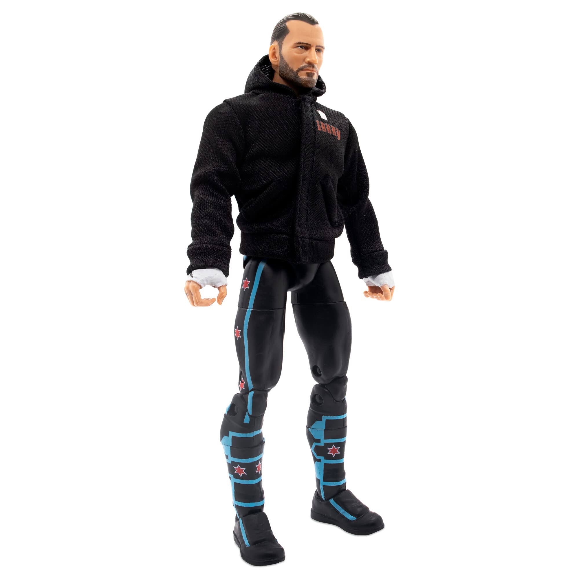 AEW CM Punk microphone included for authentic ring corner moments.