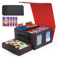 AFIING Commander Box with display window showing decks at a glance