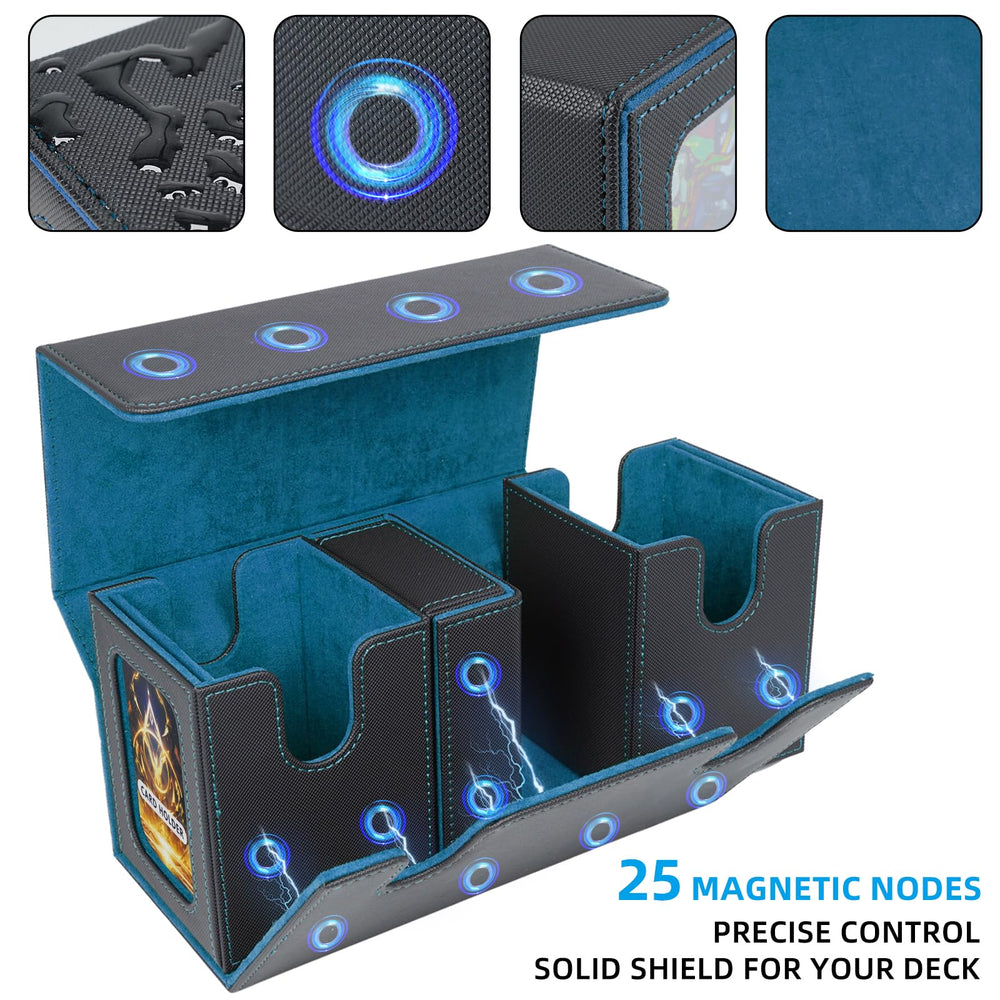 Visible commander slot for at-a-glance deck ID