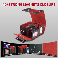 Magnetic closure and PU leather provide durable protection