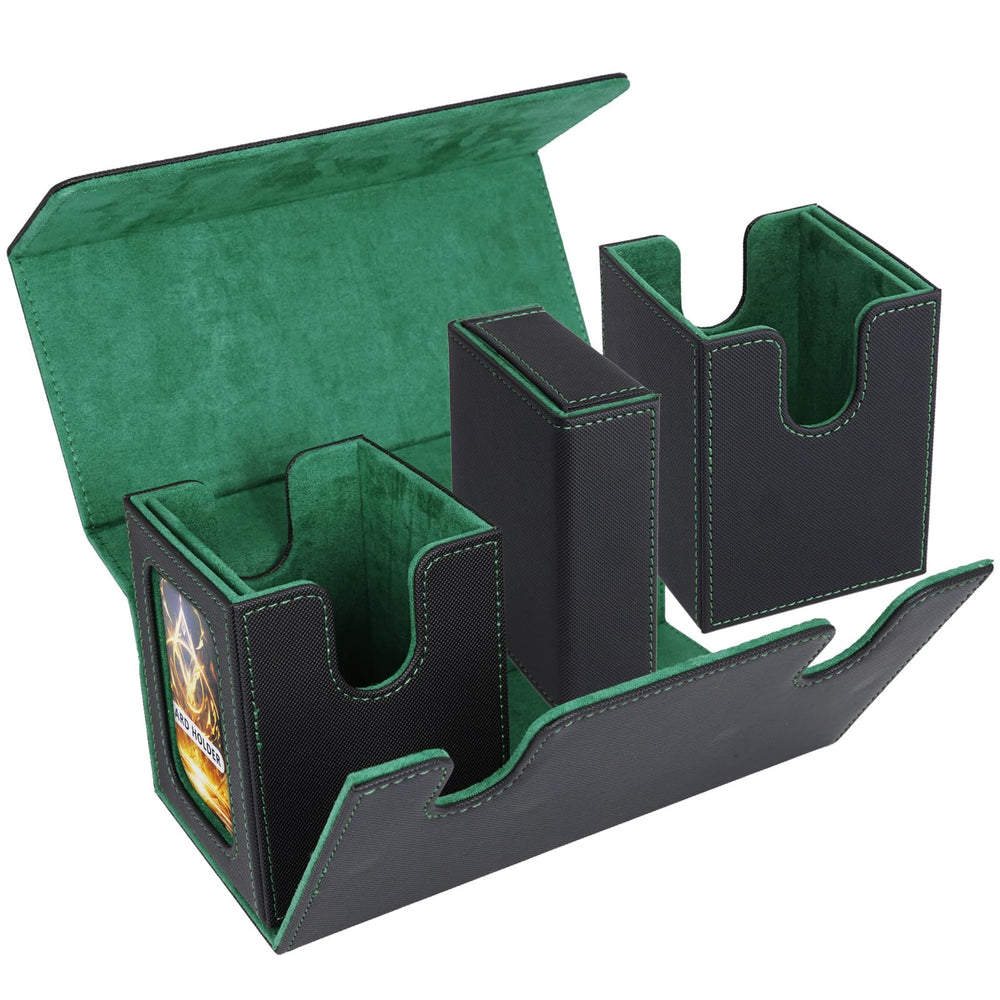 AFIING MTG Commander inner microfiber lining protects cards during transport.