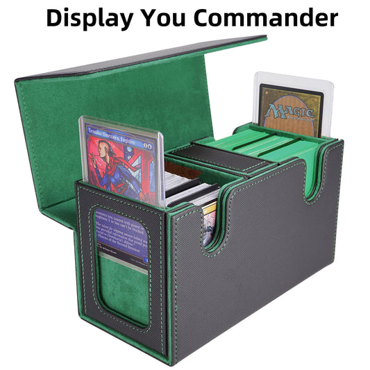 AFIING MTG Commander storage side window for rapid deck identification.