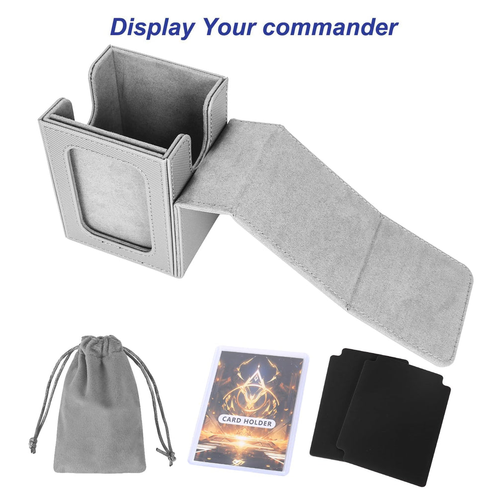 AFIING deck box closes securely via magnets for safe travel and storage