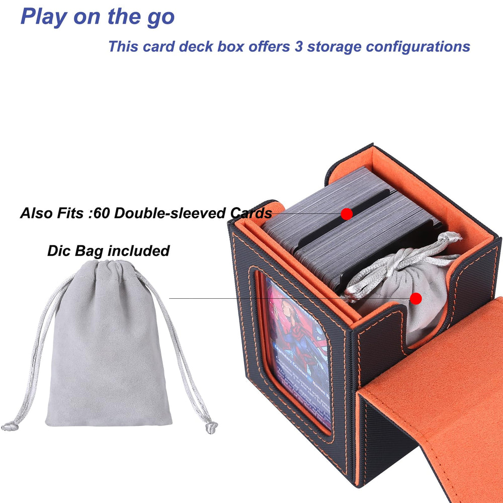 AFIING top loader included to protect important cards during transport