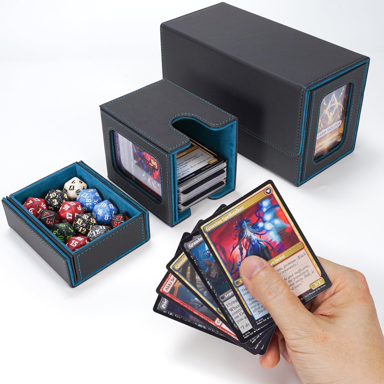 Ultra-portable design for MTG and other card games