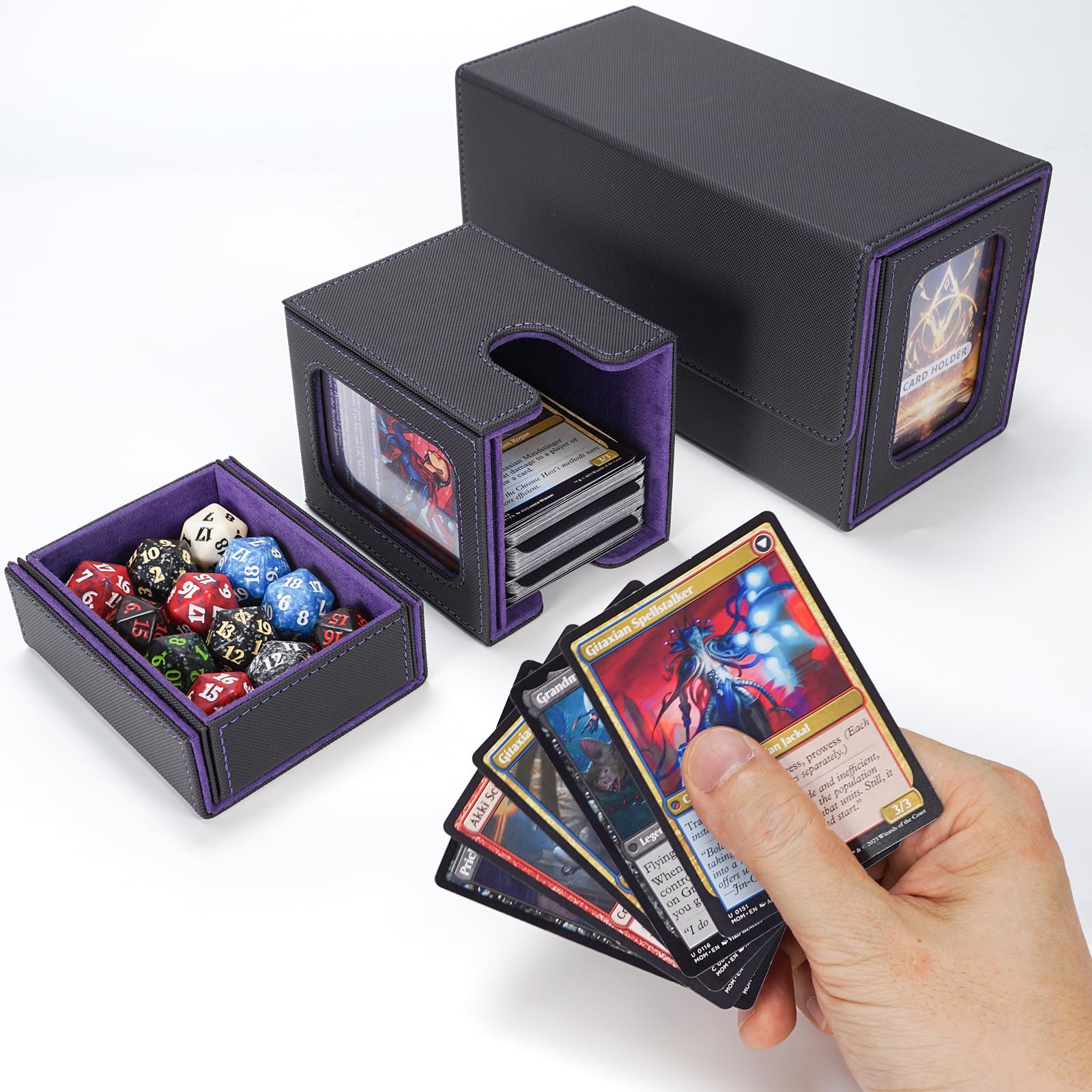 AFIING portable deck organizer ready for travel and events