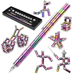 AFN Fidget Pen in hand shows compact metal design for writing and focus.