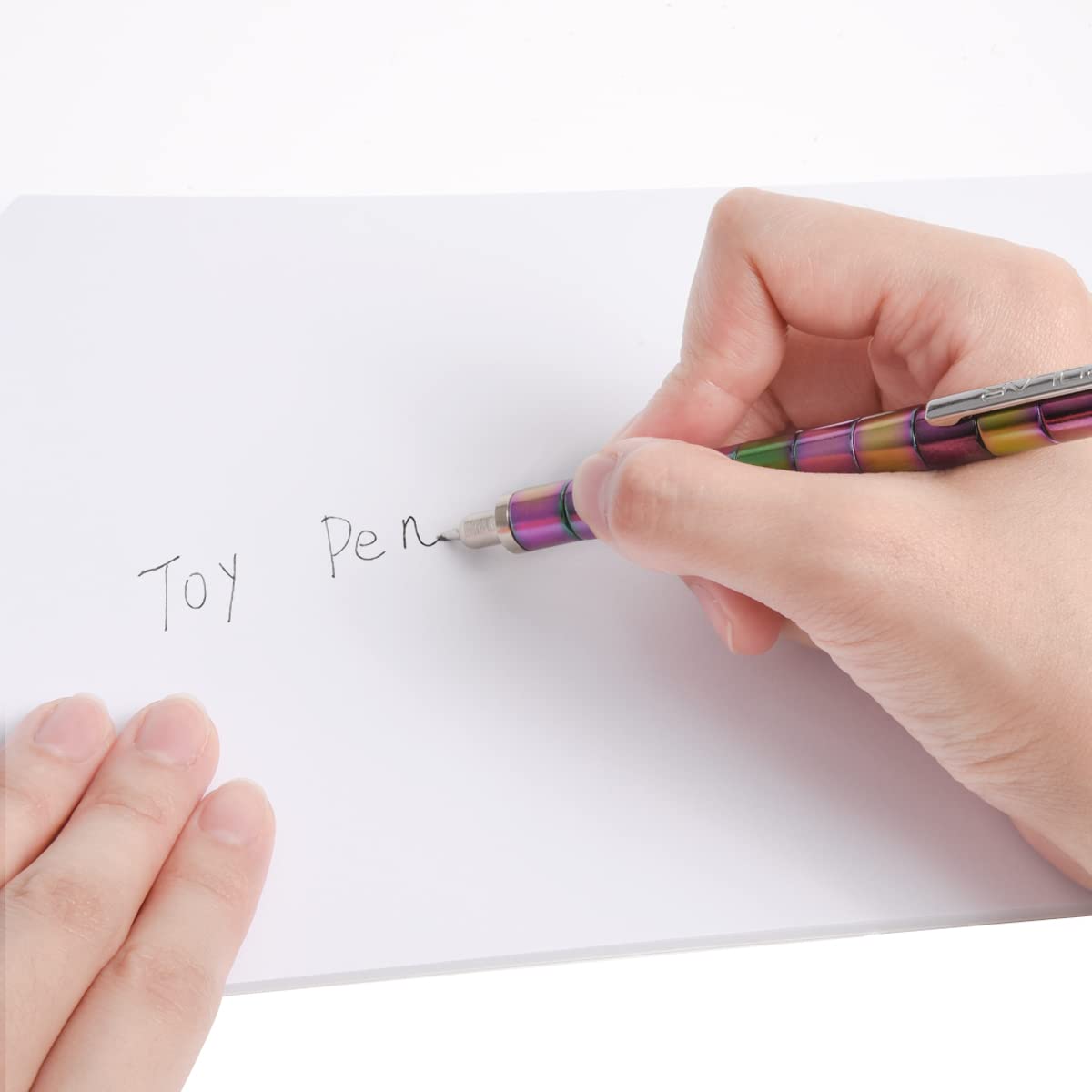 AFN Fidget Pen doubles as a writing tool for notes.
