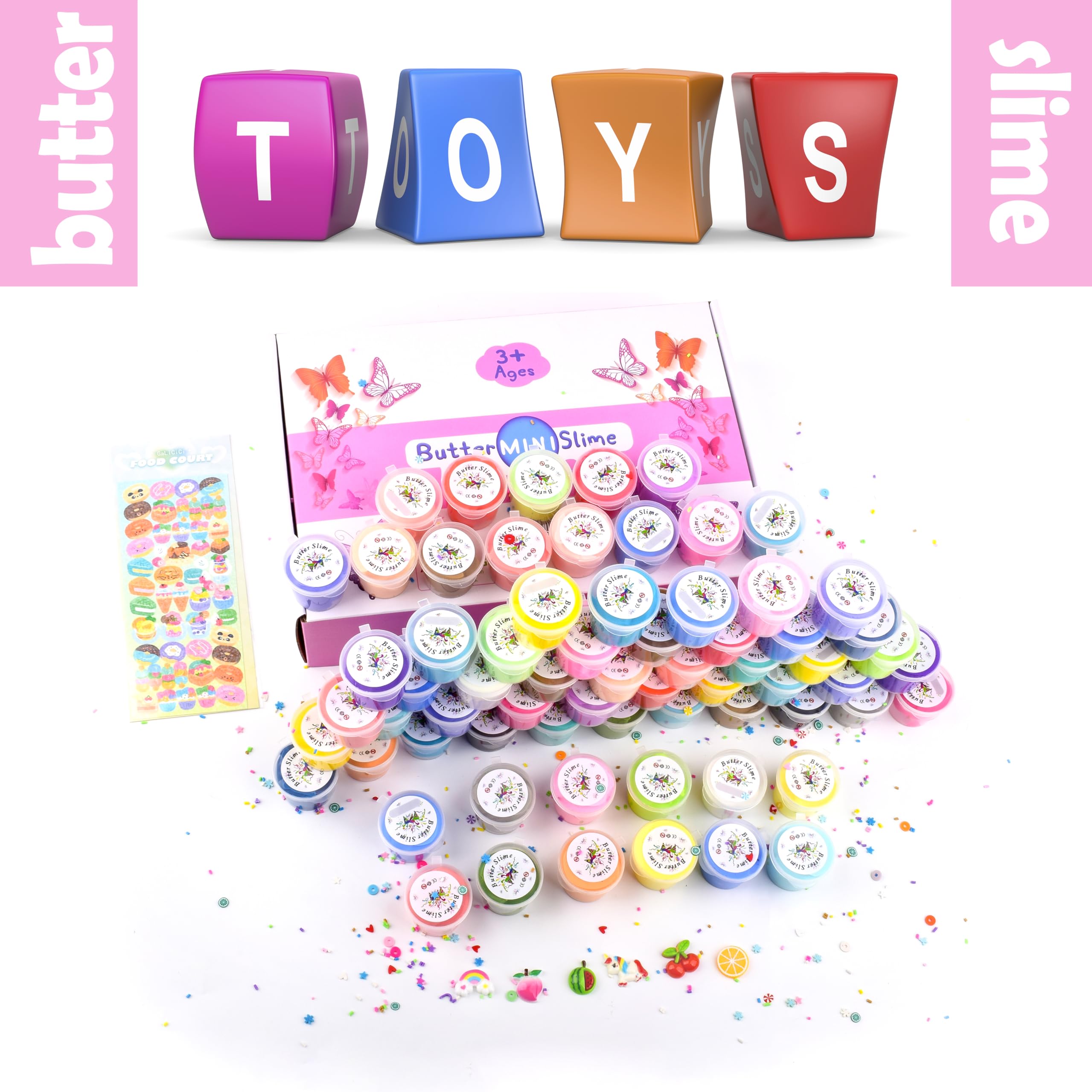 Afofall 30ml slime pieces keep playtime portable and tidy