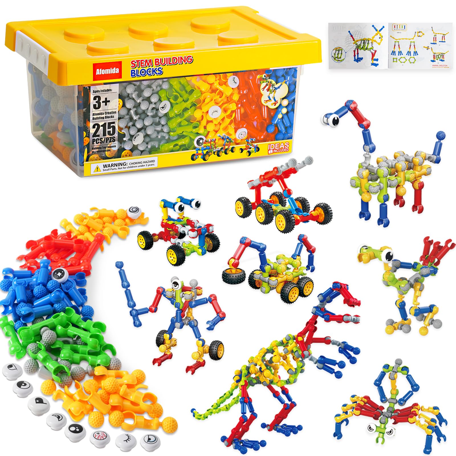 Afomida 215PCS dinosaur figure for imaginative play and storytelling.