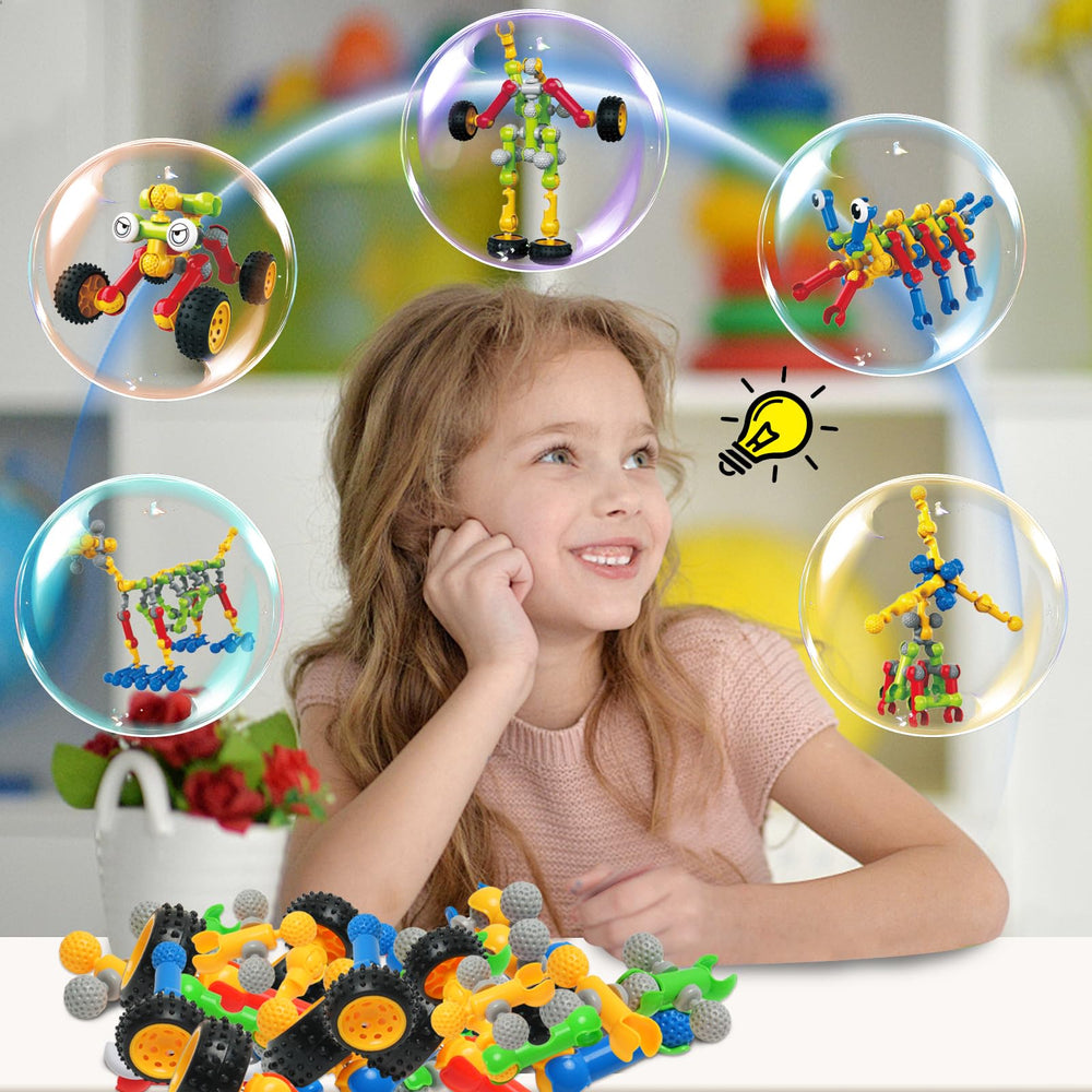 Afomida colorful pieces and storage case for organized creative sessions