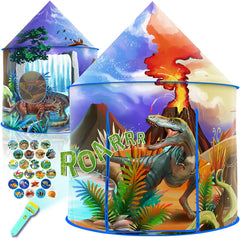 Afomida dinosaur play tent open interior for imaginative adventures