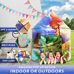 Afomida spacious tent accommodates up to three children for group play