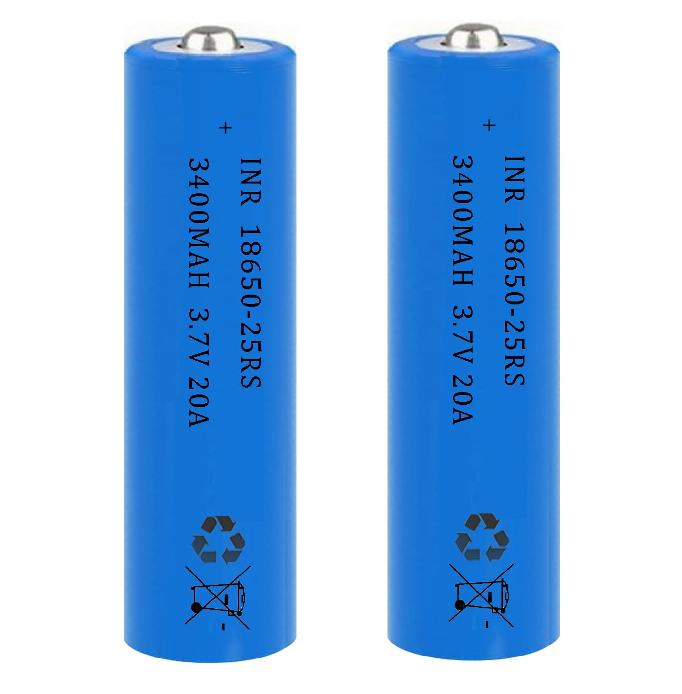 AFSONGOO 18650 rechargeable battery with 3400mAh capacity for mini fans and RC cars.