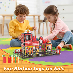 AFUNX firefighter figures encourage cooperative storytelling and role play