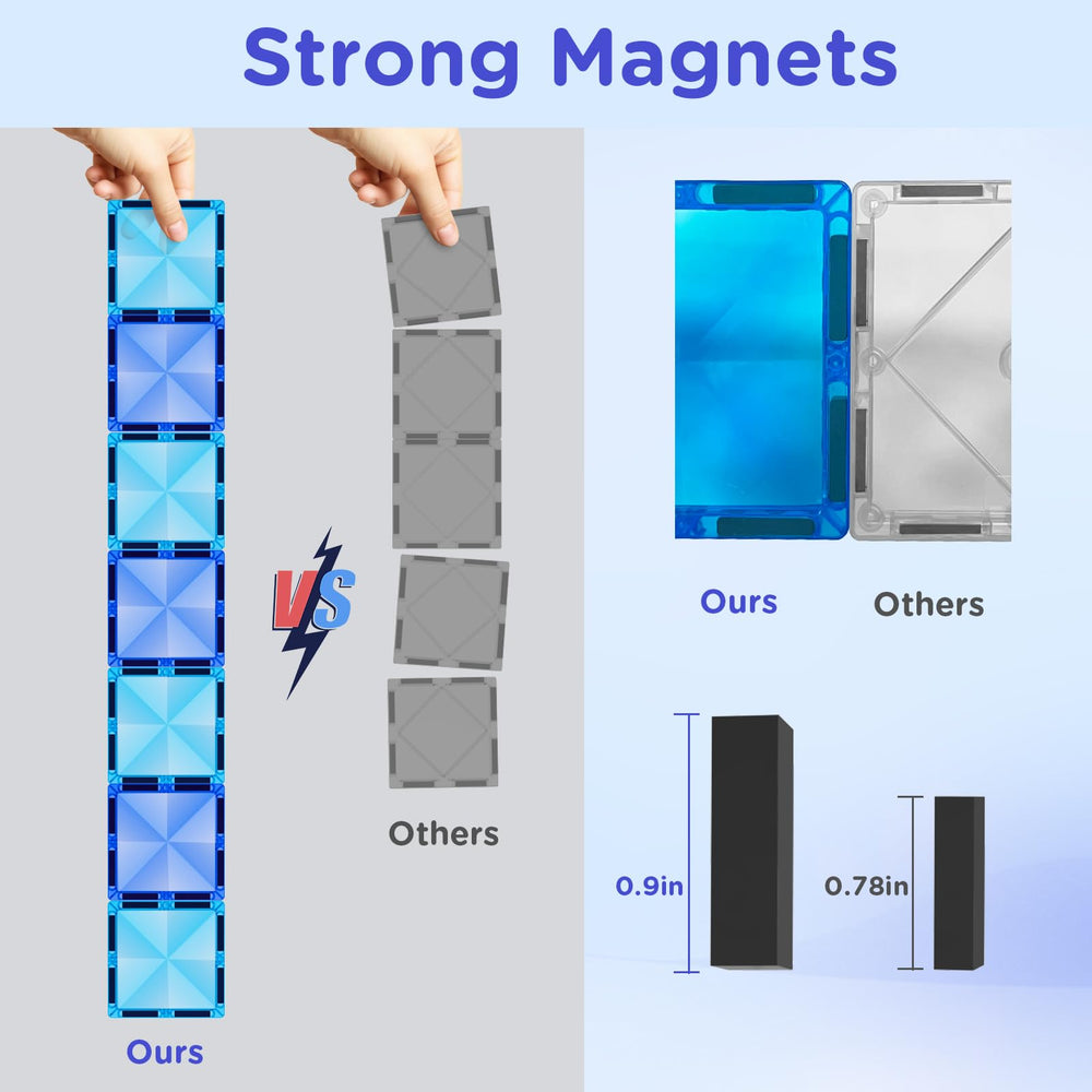 AFUNX strong magnets support stable, tall builds