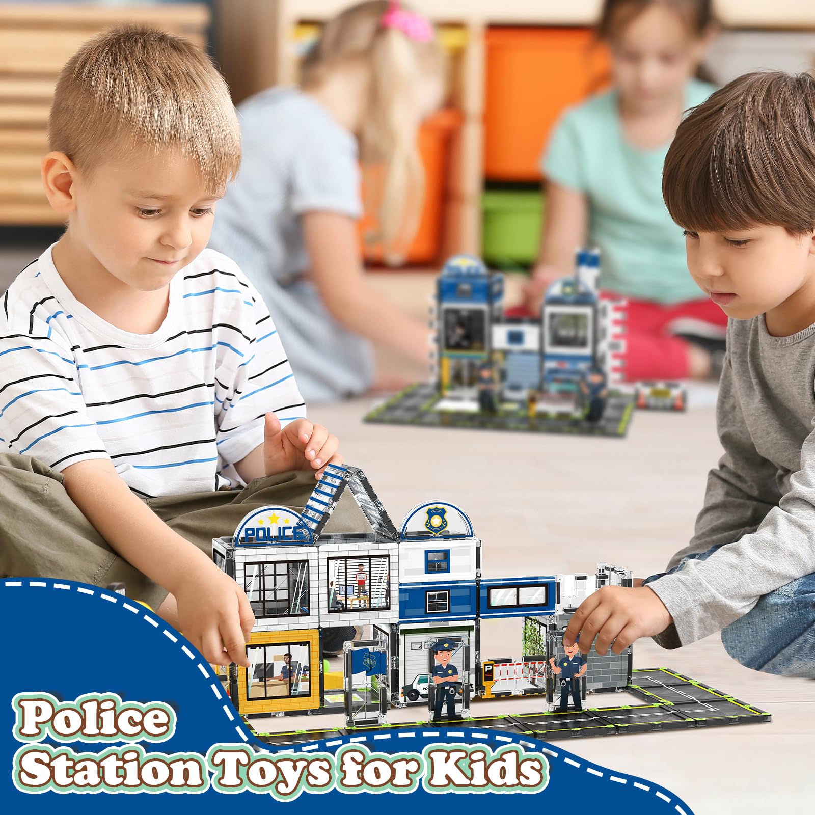 AFUNX universal compatibility lets kids mix with other magnetic tile brands.