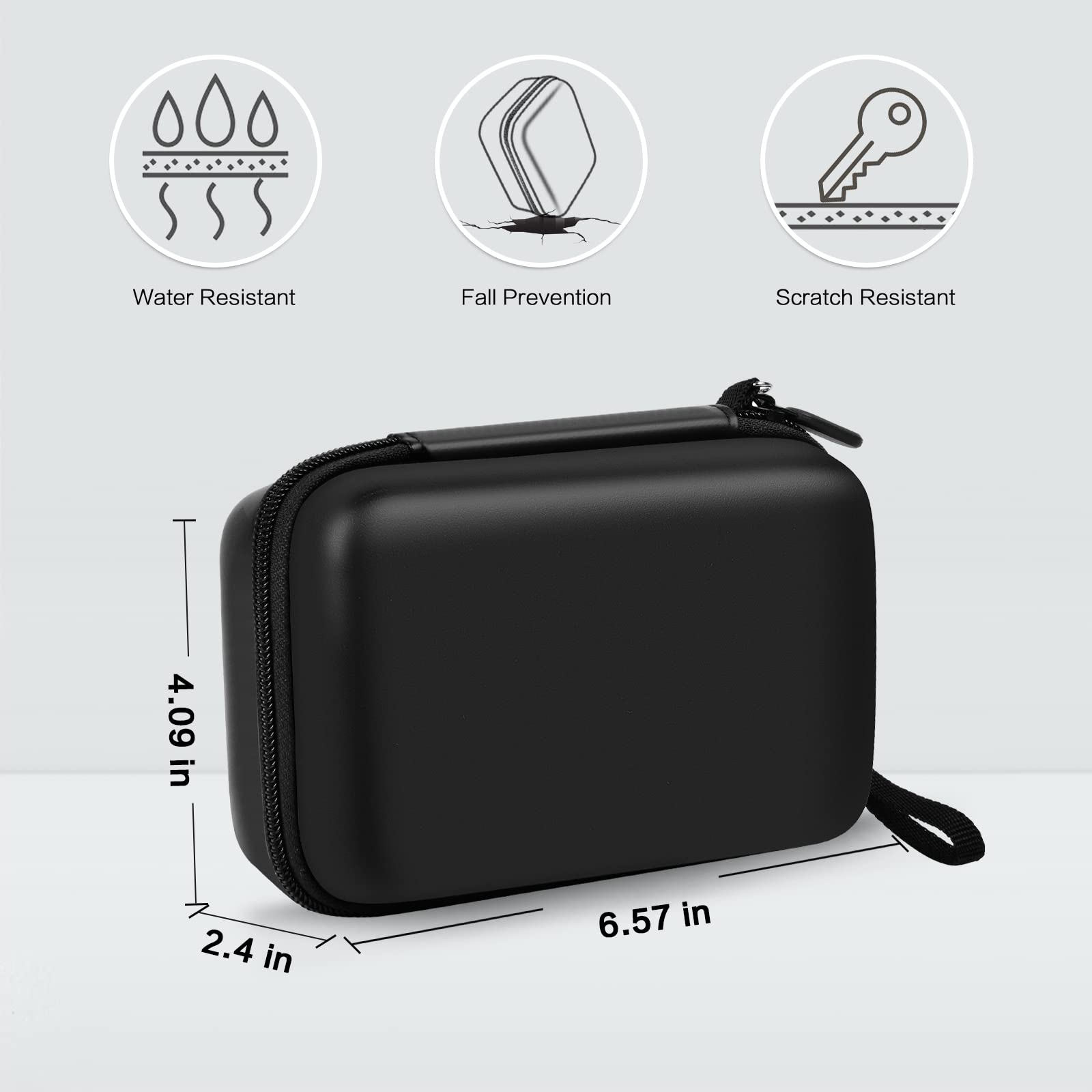 Againmore hard case divider prevents accessory friction and damage