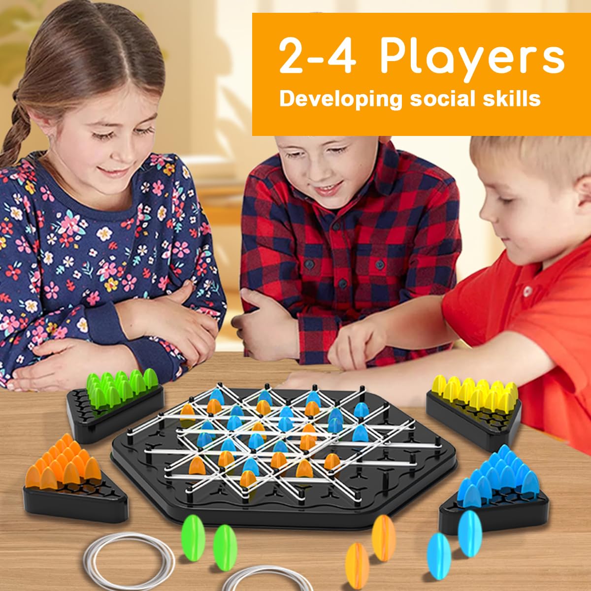 Agaommio Durable Pieces ensure lasting, high-quality game components.