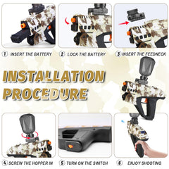 Agard Gel Blaster premium grip delivers balanced weight for steady aiming