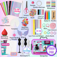 AgentLAN fabric sheets encourage color planning and outfit ideas.