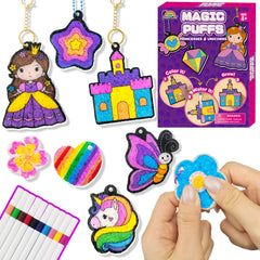 AGENTLAN Magic Puff Kit unicorn puff ready to pop into 3D art with water activation.