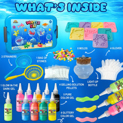 AGENTLAN pearlescent gels add shimmer for magical water pet play.