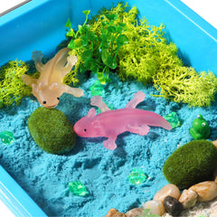 AgentLAN play sand colors support sensory exploration and color mixing.