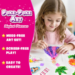 AGENTLAN Poke Art Princess Kit foam unicorn model enables magical, hands-on crafting sessions.