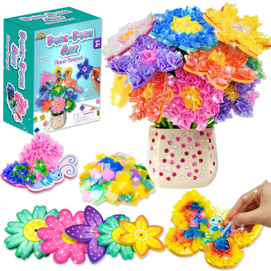 AGENTLAN poke fun flowers bouquet kit — vibrant petals ready to assemble into a bouquet