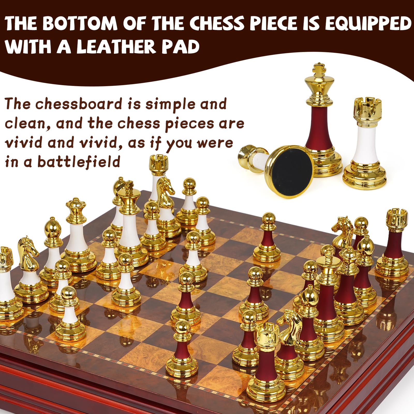 Agirlgle chess set displayed on a coffee table for refined decor.
