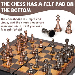 Agirlgle chess set on display enhances room decor and sophistication.