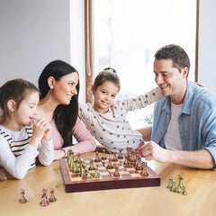 Agirlgle gift-ready chess set, ideal for birthdays or holidays.