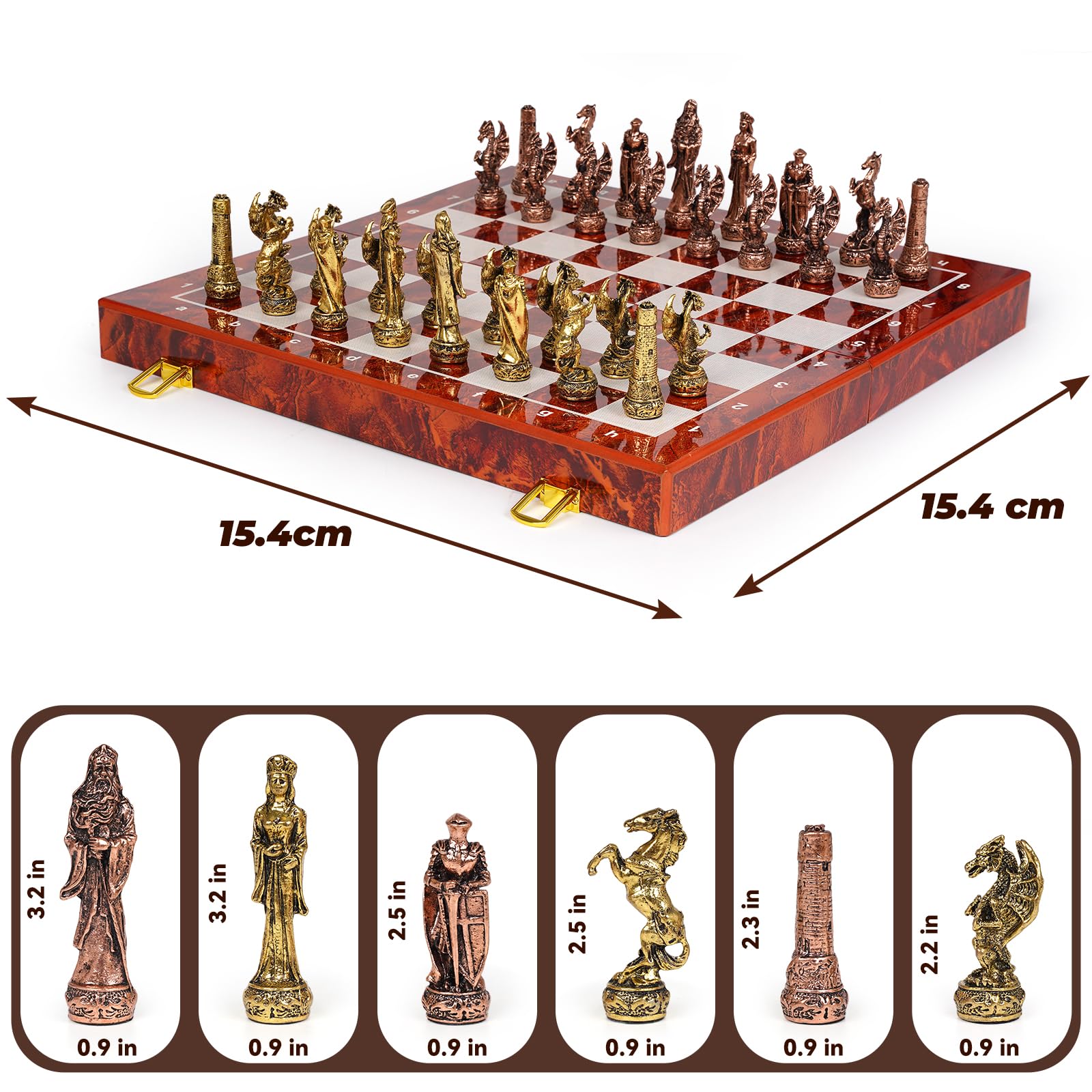 Agirlgle retro chess set presented as a thoughtful gift for all ages