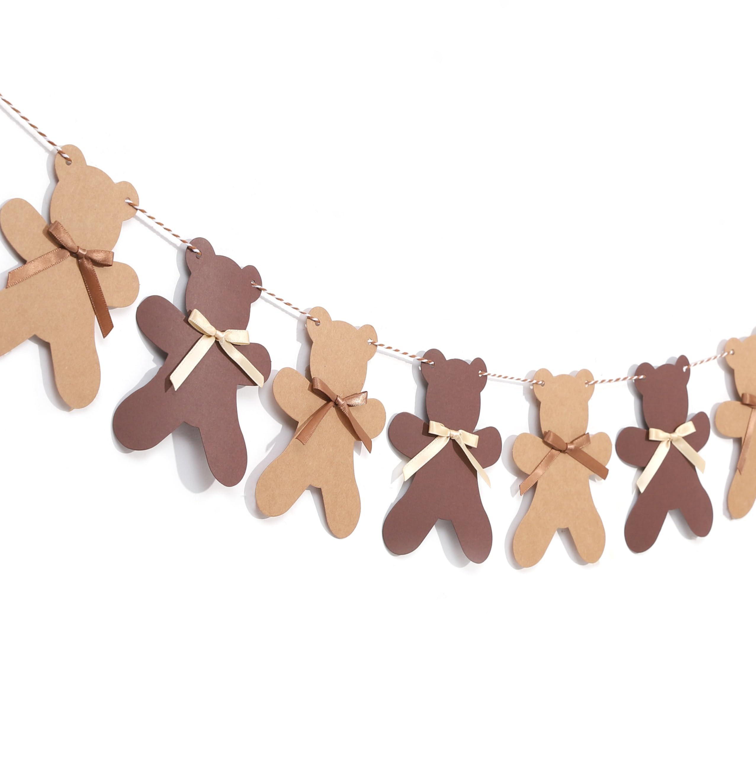 Agkvw We Can Bearly Wait teddy bear garland for baby showers.
